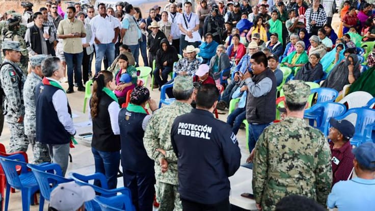 Familias desplazadas vuelven a Chilapa, Guerrero; Sedena y Segob despliegan operativo