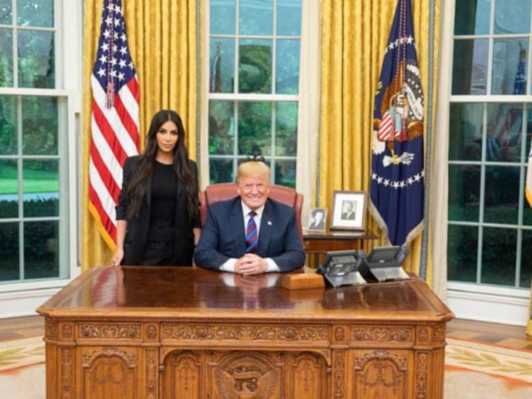 Donald Trump se reúne con Kim Kardashian en la Casa Blanca