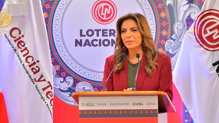 Lotería Nacional lanza billete conmemorativo del auto eléctrico mexicano Olinia