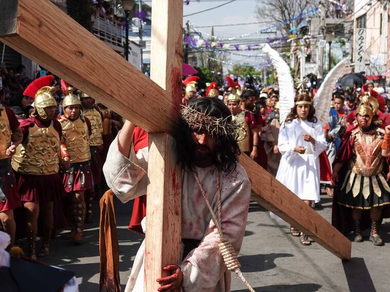 Todo listo para la 182 Representación de la Pasión de Cristo en Iztapalapa