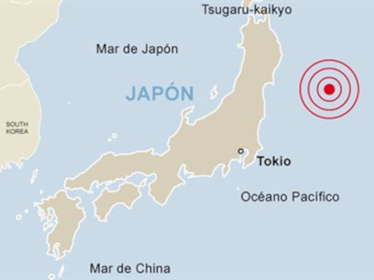 Sacude sismo de 5.4 grados a Japón