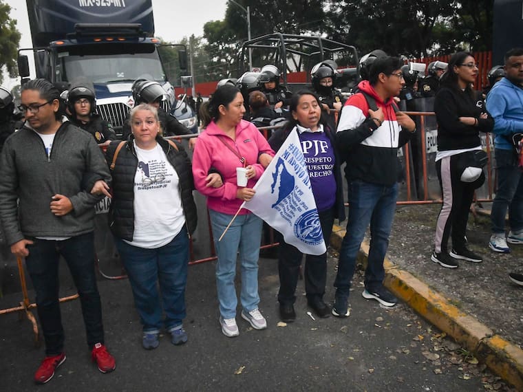Trabajadores de la SCJN se van a paro en protesta contra la Reforma Judicial