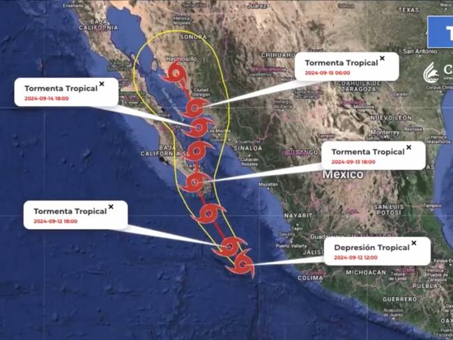 Ileana ya es tormenta tropical
