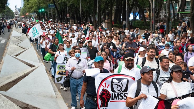 Trabajadores del IMSS convocan a megamarcha este miércoles; exigen diálogo directo con Sheinbaum