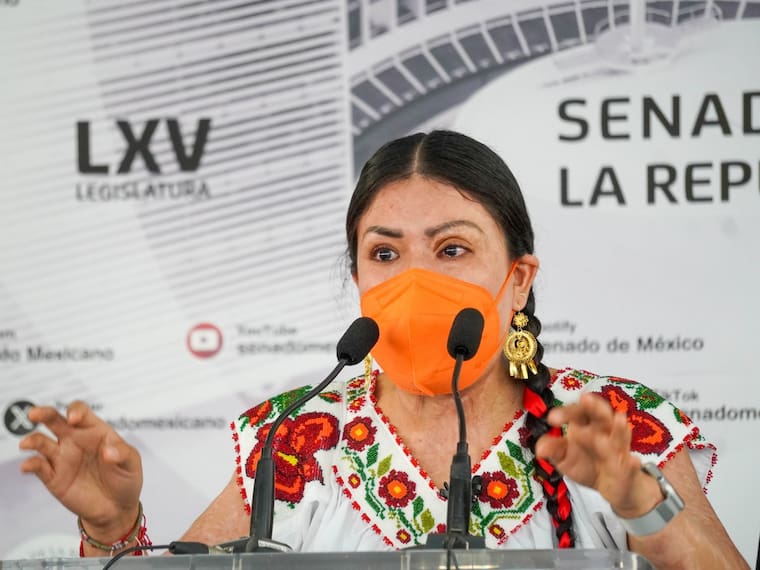 María Elena Ríos en la lista de diputados de Morena; critica a Mario Delgado por postular a Alejandro Murat.