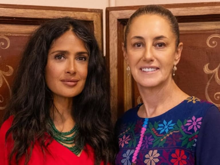 Claudia Sheinbaum y Salma Hayek