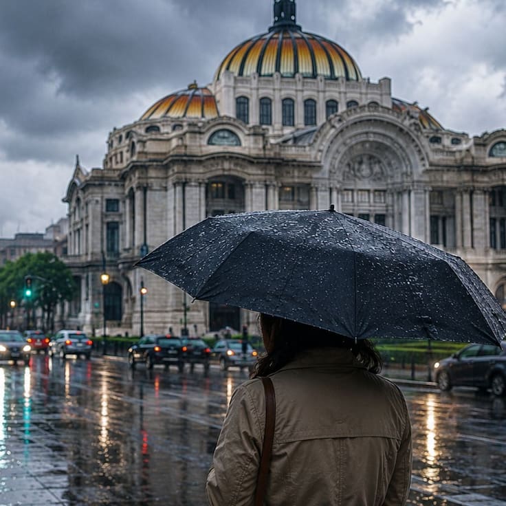 Lluvia intensa y granizo, pronóstico para esta noche en cinco alcaldías de CDMX