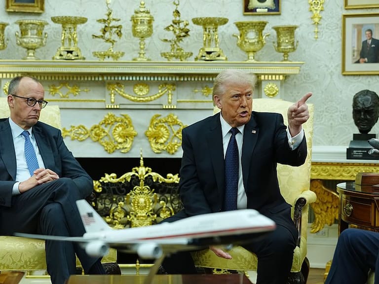 Canciller alemán, Friedrich Merz y el presidente Donald Trump