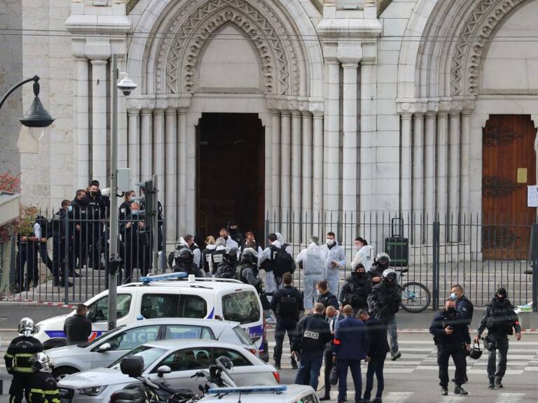 Así fue el atentado en Niza, en la basílica Notre Dame