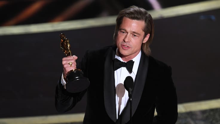 Brad Pitt por fin gana su primer Oscar como Mejor Actor de Reparto