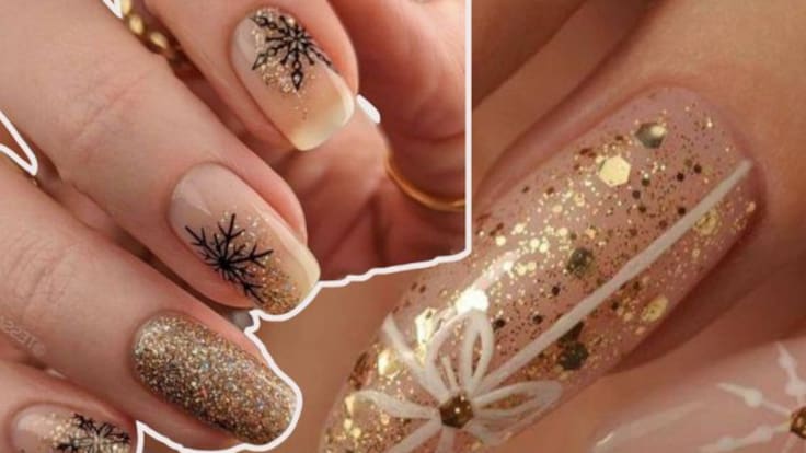 5 manicuras doradas que serán tendencia: uñas minimalistas ideales para el invierno