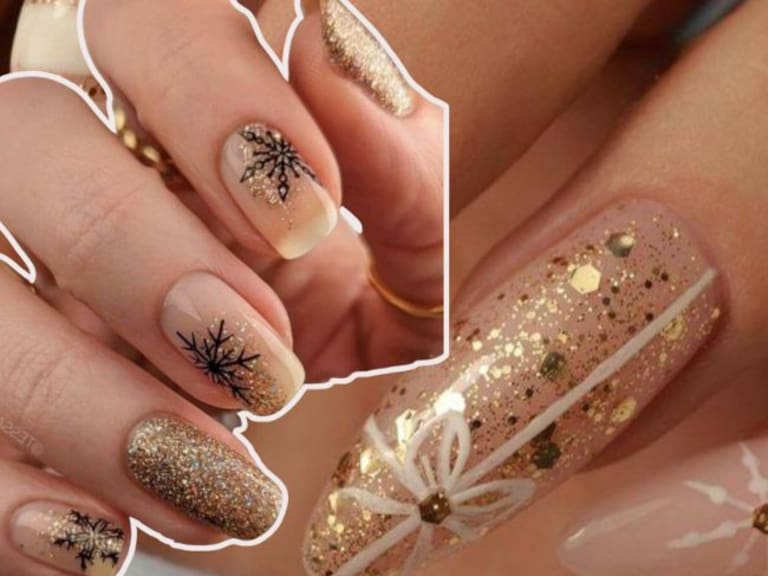 El dorado es versátil, combina con looks casuales y festivos. Imagen generada con Canva.