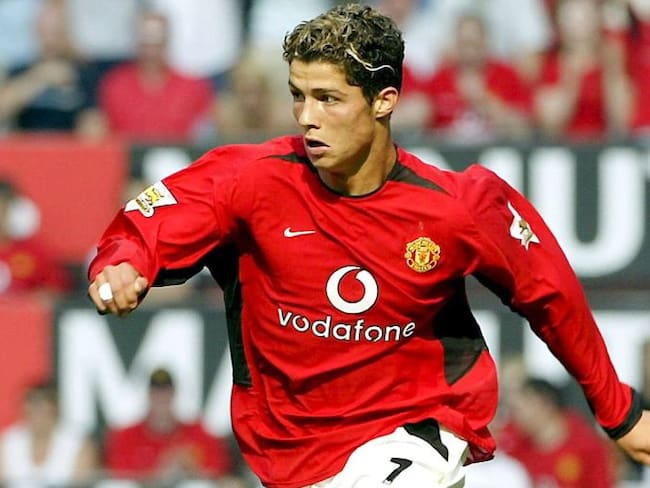 Cristiano Ronaldo cumple 13 años de su debut con el Manchester United