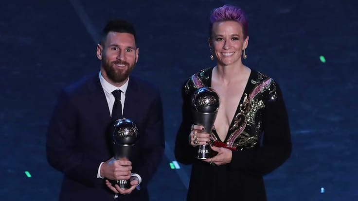 Messi y Rapinoe se llevan los premios The Best