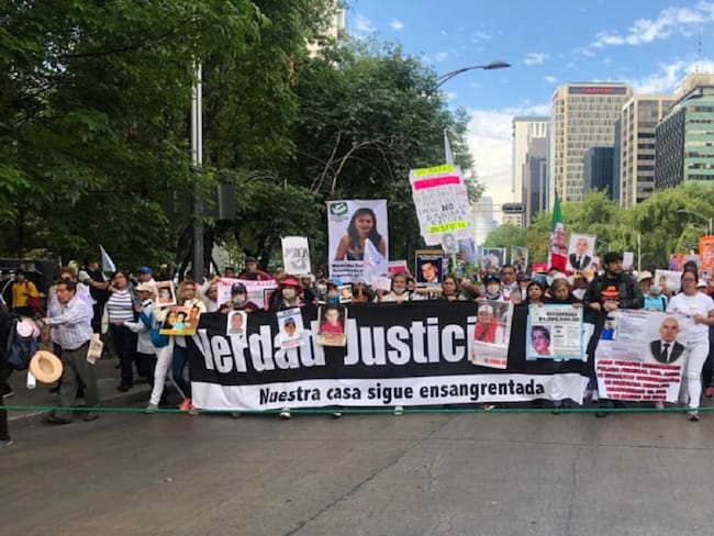 Marcha Caravana por la Verdad, la Justicia y la Paz, sobre Reforma