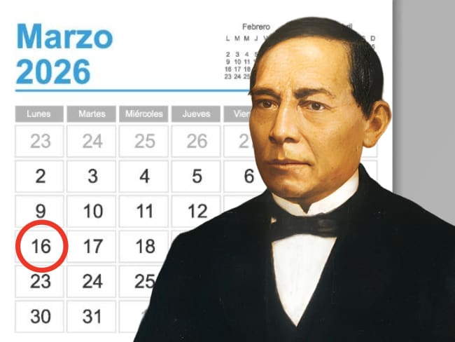 Festivos Marzo 2026 en México: Así queda el puente del 16 por el Natalicio de Benito Juárez