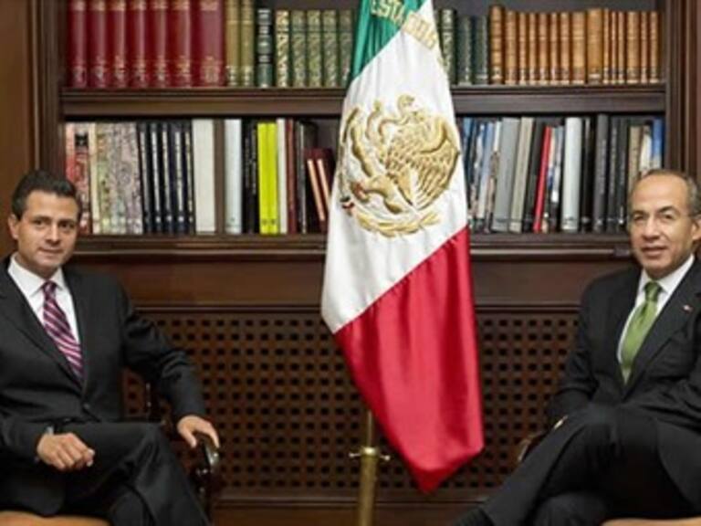 Confirma Presidencia de la República encuentro Calderón-Peña Nieto