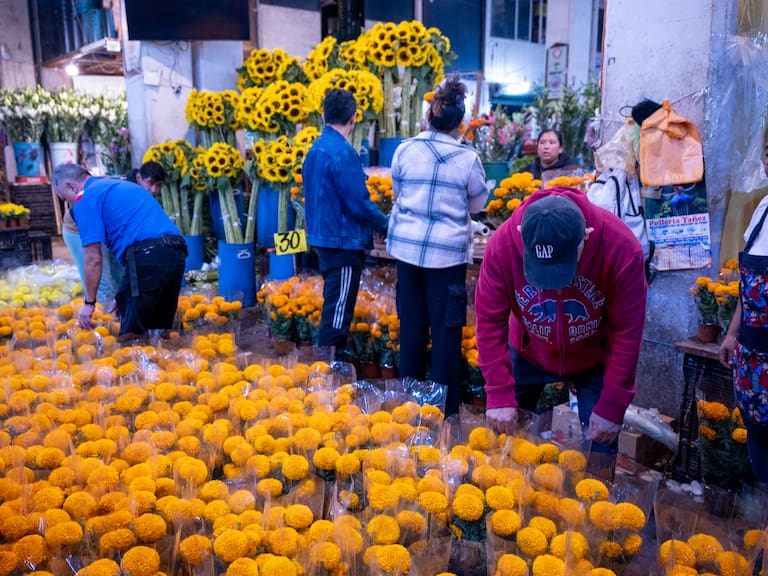 Mx - Flores de cempasúchil. (Photo by Alfredo Martinez/Getty Images)