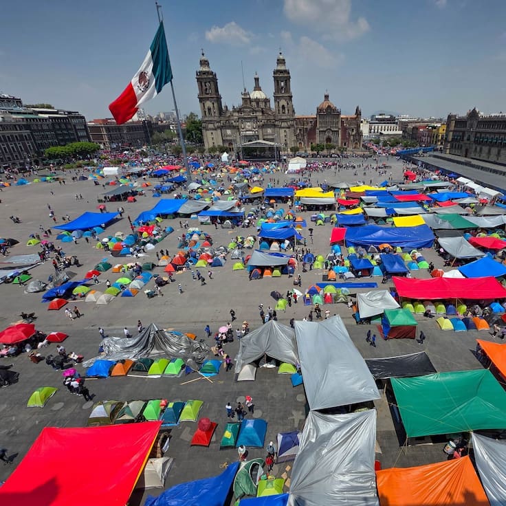 CNTE inicia paro de 72 horas en CDMX y advierte protestas en el Mundial