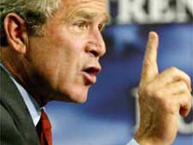 Urge Bush a Hamas poner fin a lanzamiento de cohetes
