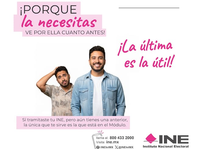Reduce INE a 15 días la entrega de la nueva Credencial para Votar