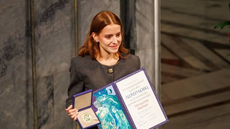 Hija de María Corina Machado recibe el Nobel de la Paz en su nombre; revelan la llamada que hizo antes de volar a Oslo