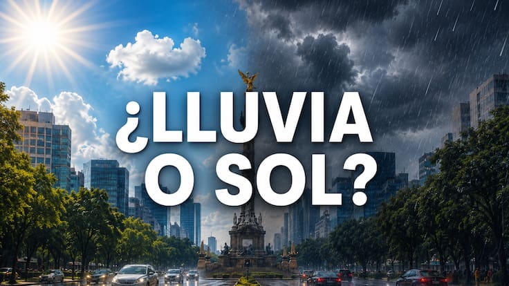 ¿Lluvia o sol? Este es el pronóstico del clima para CDMX y Edomex este miércoles