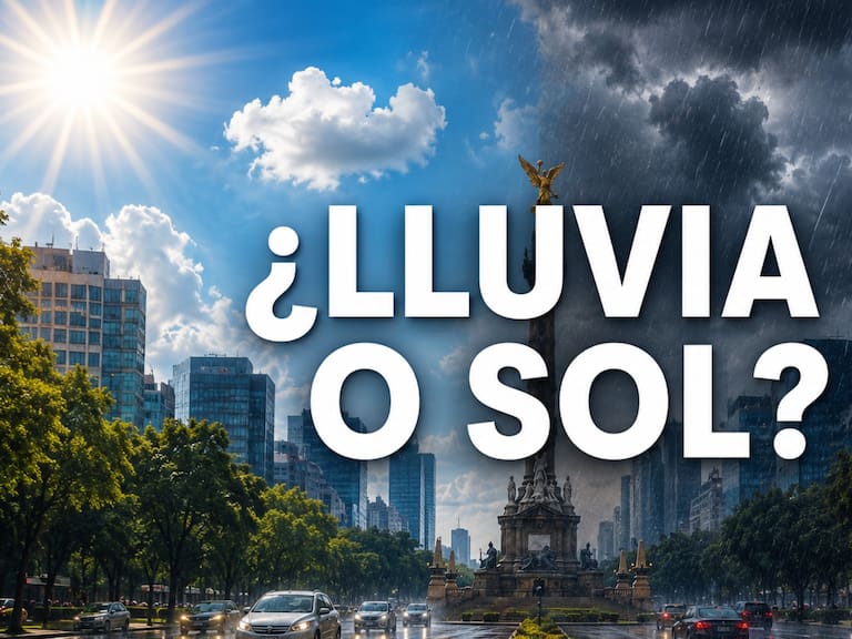 Del sol a la lluvia: este será el clima del miércoles en CDMX y Edomex. IA