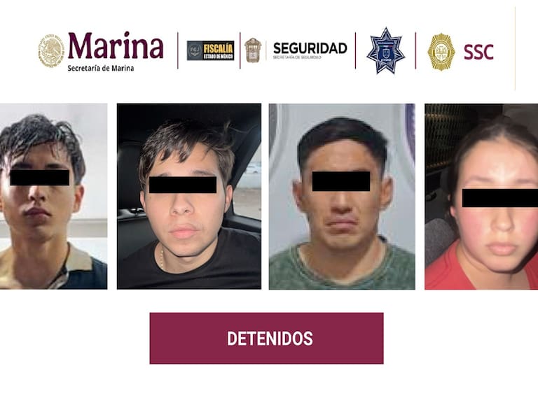 Una mujer y tres hombres presuntamente relacionados con el asesinato de una familia en la alcaldía Azcapotzalco fueron detenidos en el Edomex en operativo conjutno.