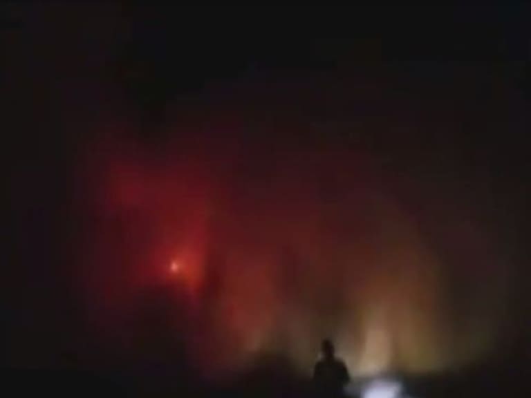 VIDEO: Así se desplomó el helicóptero en Jamiltepec, Oaxaca