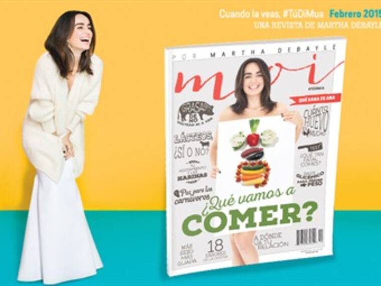 En febrero en la revista Moi, Ana de la Reguera