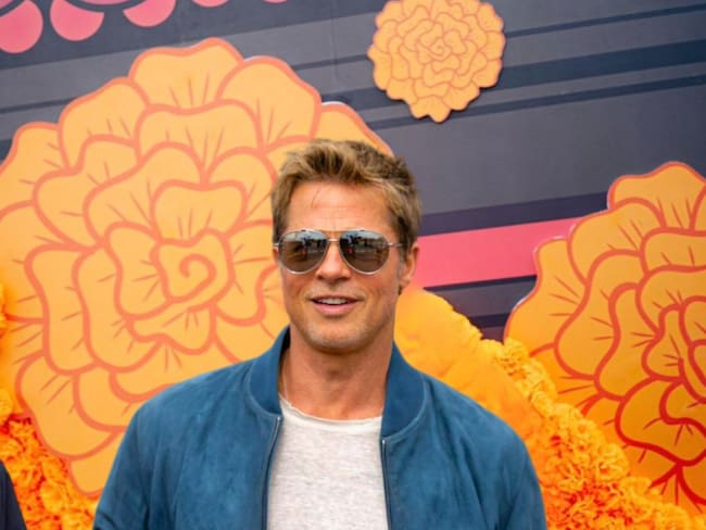 Brad Pitt graba escenas de la cinta “F1″ en el Gran Premio de México