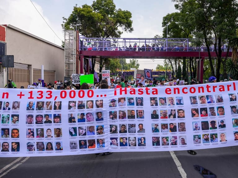 Gustavo Hernández, padre de Abraham Zeidy Hernández desaparecido desde hace dos años llamó a colectivos a continuar manifestándose de manera pacífica.