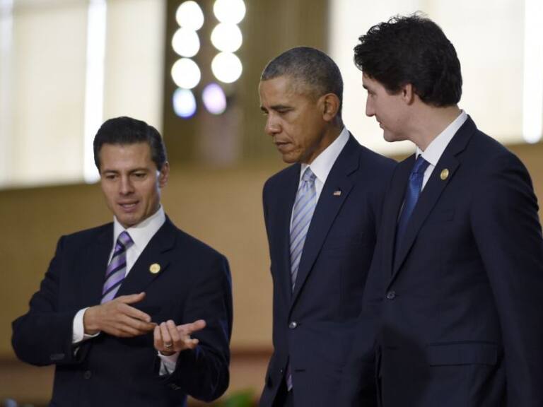Se reunirán Enrique Peña Nieto, Justin Trudeau y Barack Obama en Canadá