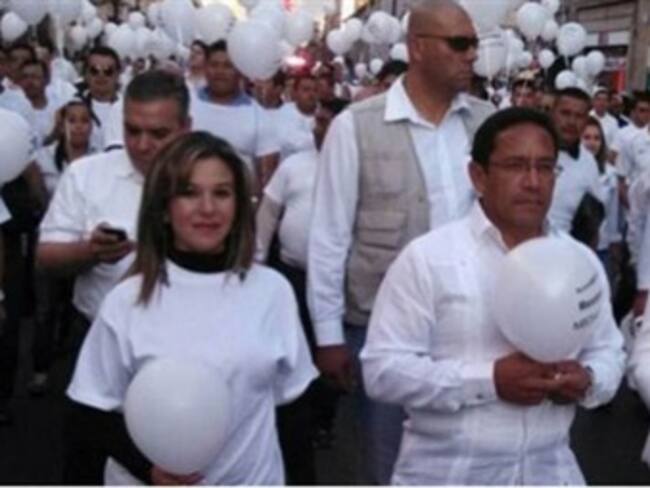 Marchan mandos de seguridad y arzobispo en Morelia por la paz en Michoacán