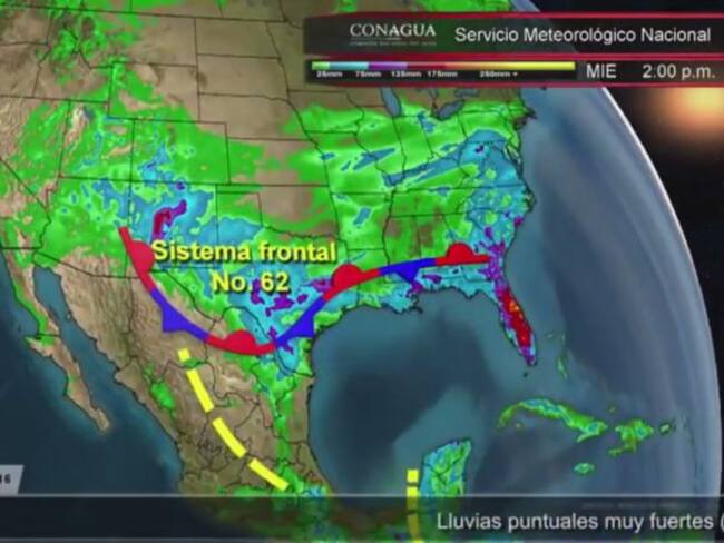 Pronóstico del Tiempo del 18 de mayo