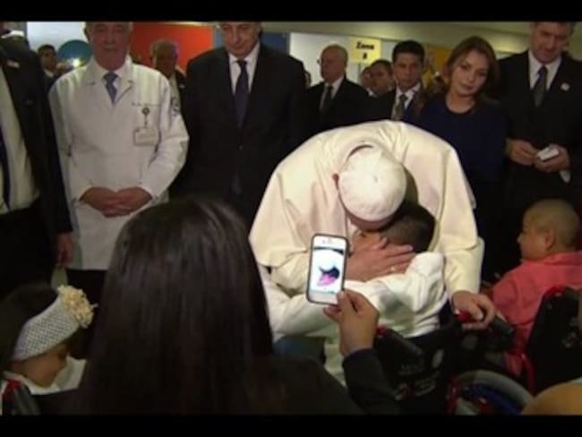 ¡El Papa Francisco visitó el Hospital Infantil de México Federico Gómez!