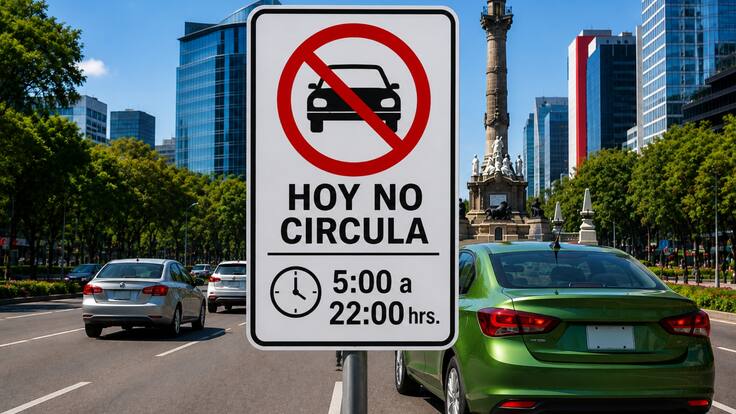 Programa Hoy No Circula jueves 20 de agosto: engomado y placas que no podrán circular