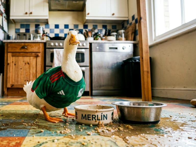El aparente encanto de tener un pato en casa contrasta con el desorden y la limpieza constante que implica