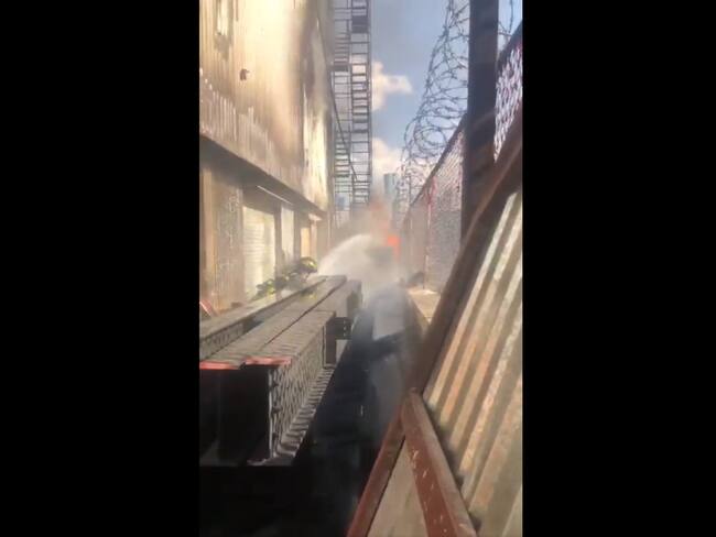 Se registra un incendio en Cuajimalpa