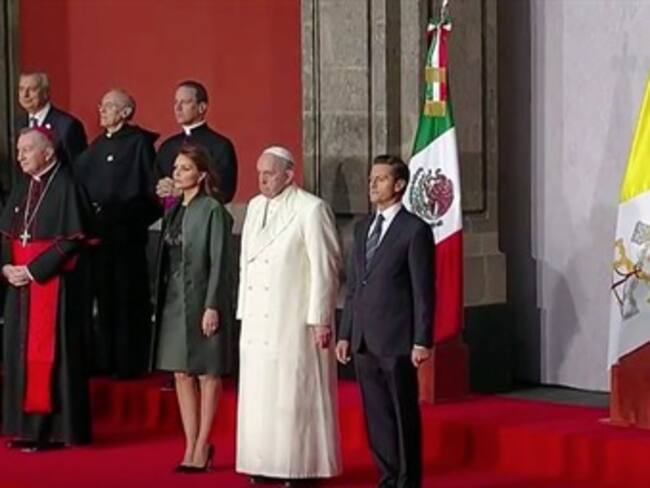 El Papa Francisco en Palacio Nacional