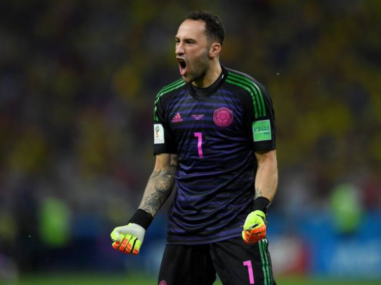 Davis Ospina feteja los goles de Colombia