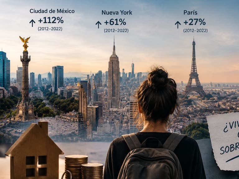 Ciudad de México, Nueva York y París: vivir cuesta cada vez más. IA