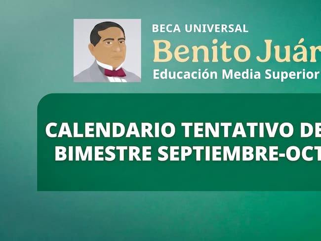 Calendario Tentativo Beca Benito Juárez Octubre 2026: estos estudiantes cobrarían primero los 1,900 pesos