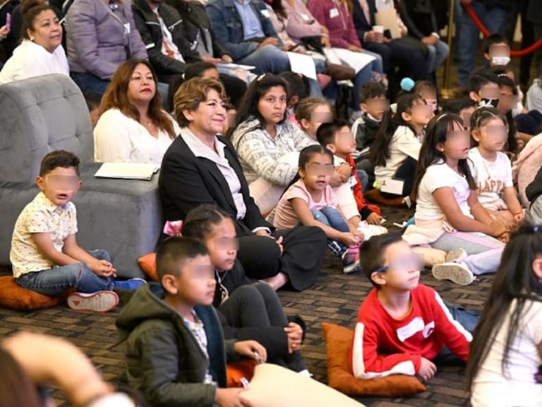 "Se construirá el futuro de las niños y niños desde el presente", aseveró Delfina Gómez