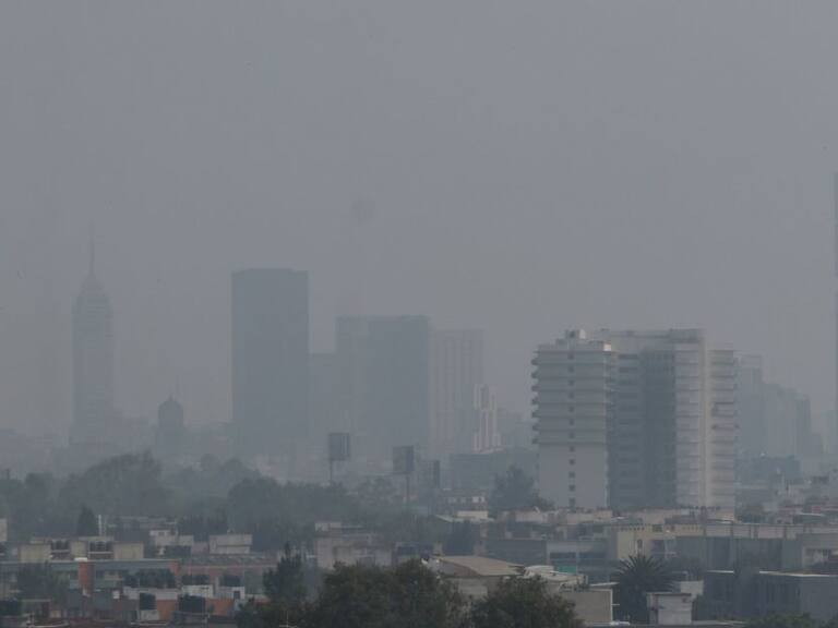 Valle de México registra mala calidad del aire y fuertes vientos
