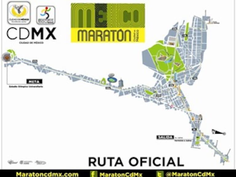 Conoce ruta y vías alternas por el MaratónCdMx