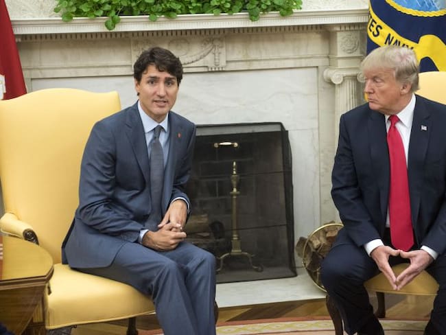 Trudeau visita a Trump en la Casa Blanca