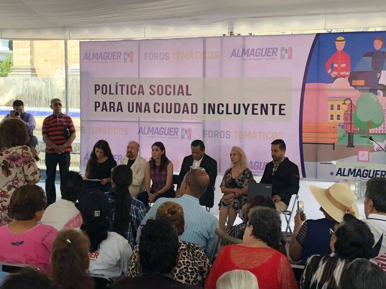 Almaguer promete infraestructura para discapacitados y apoyo a adultos mayores
