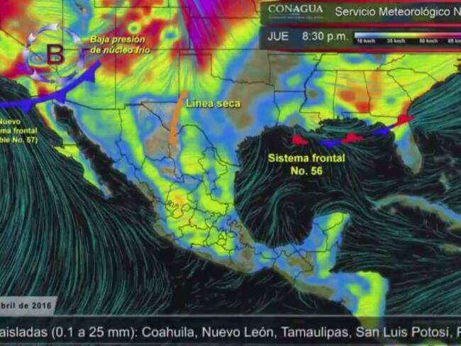 Pronóstico del Tiempo del 15 de abril